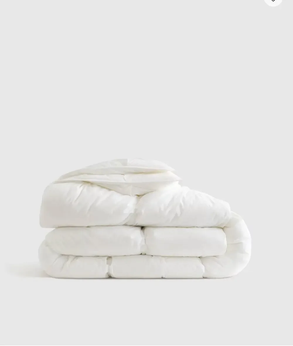 QUINCE Cotton Pintuck Comforter K/CAL K in White